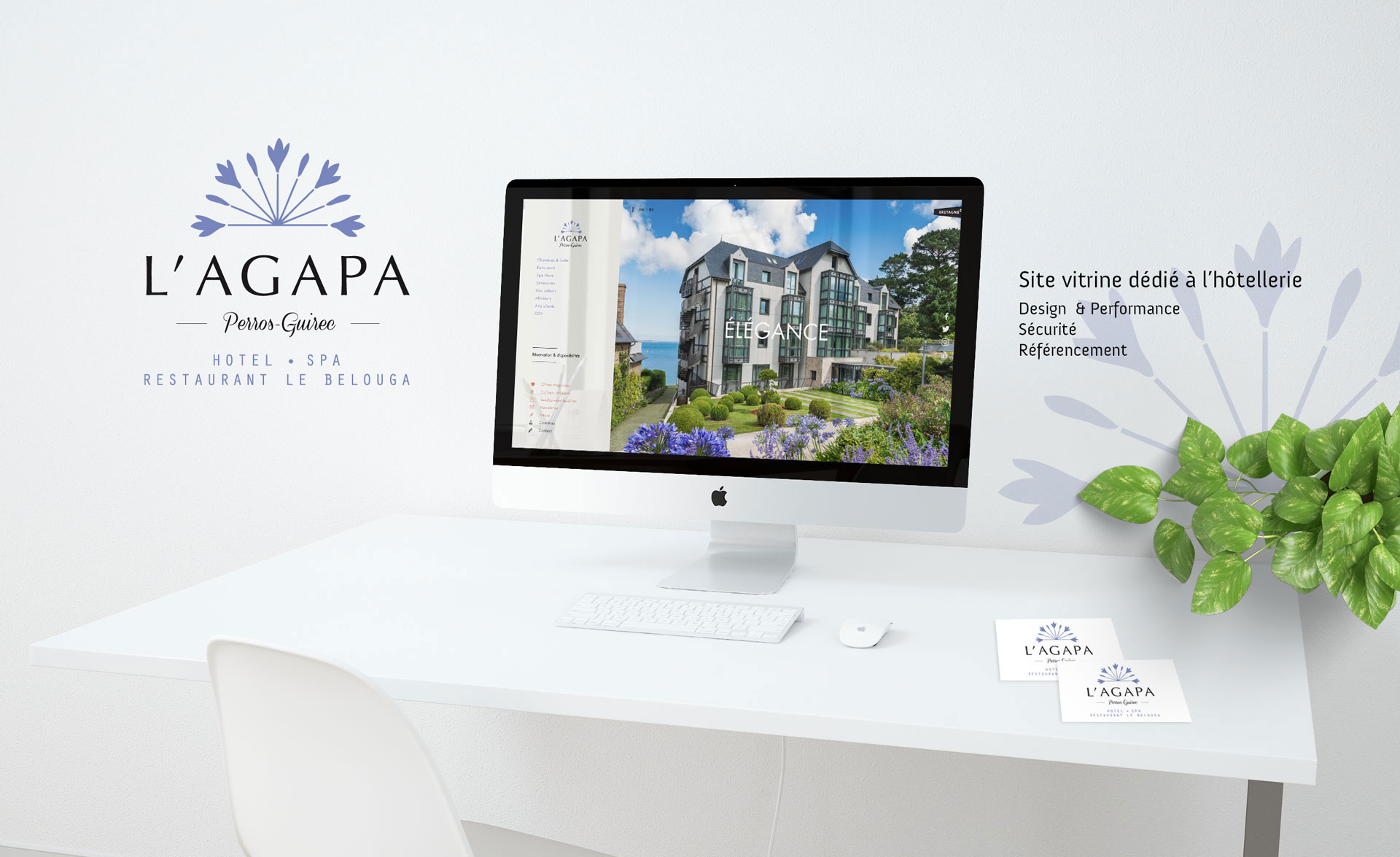Site internet Agapa by Coqueliko