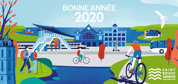 Illustration-invitation-Saint-Brieuc-agglomération-voeux-2020-coqueliko-roudenn-boutik-lannion