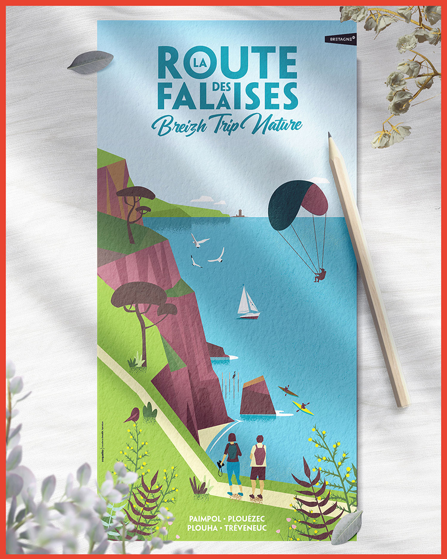 Illustration-nature-carte-touristique-Coqueliko-Lannion3