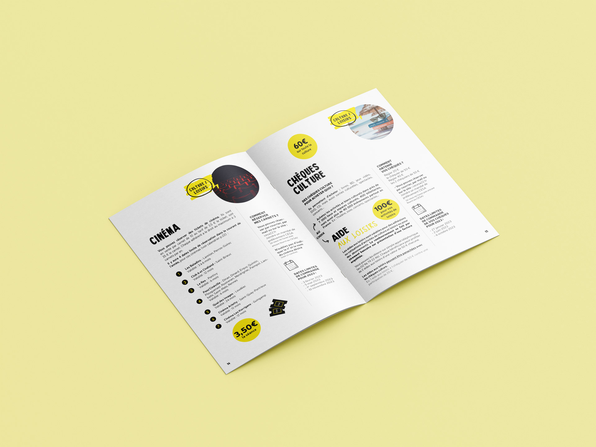 CESA 22 brochure routage distribution comité d'entreprise Coqueliko Lannion