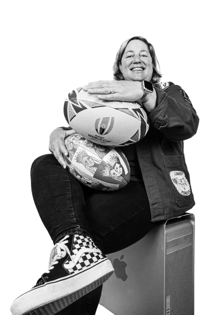 Julie Chazarenc-Bourbon de l'équipe et directrice l'agence de communication Coqueliko