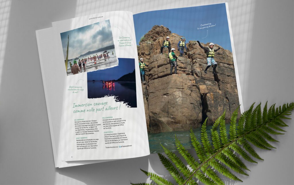 Paysage des falaises de Plouha illustrant le guide touristique Leff Armor Communauté