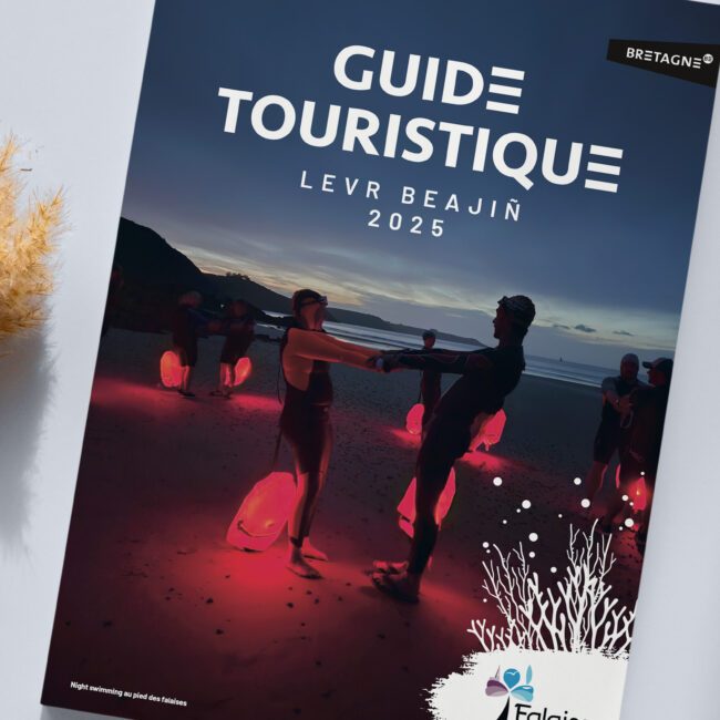 Conception guide touristique La Route des Falaises randonnée Plouha Côtes d'Armor