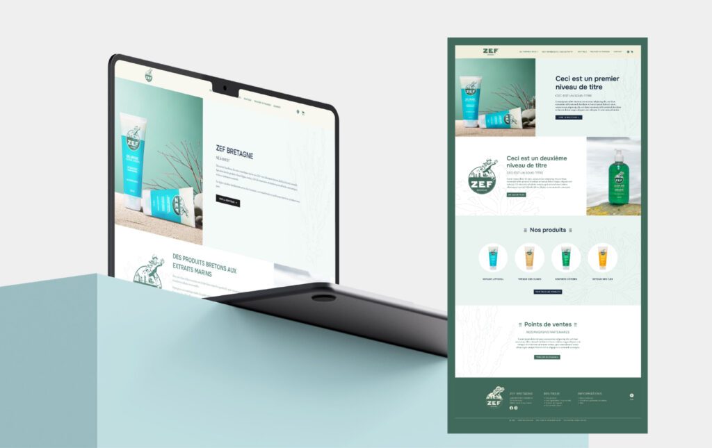 Optimisation responsive du site e-commerce ZEF pour les achats sur mobile