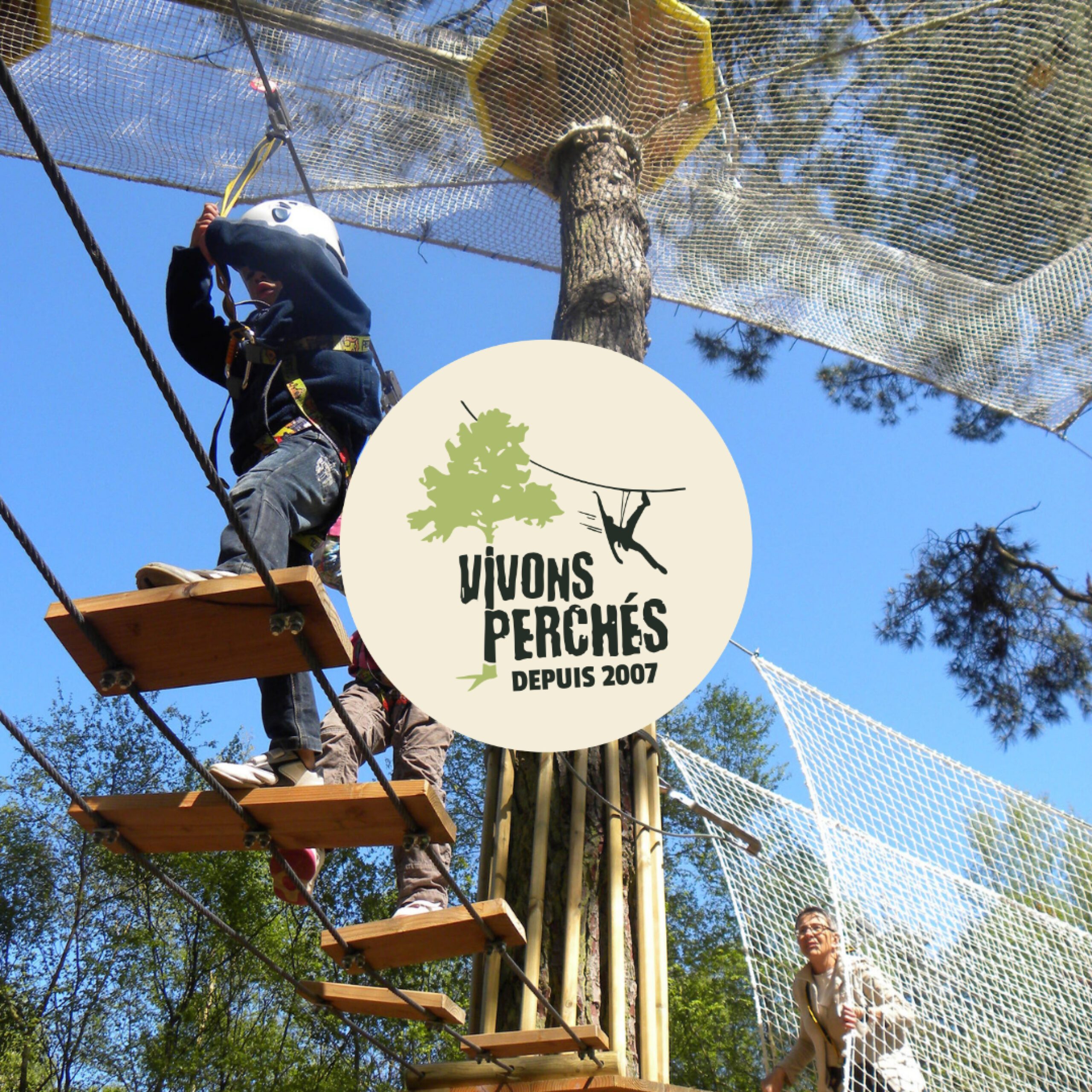 Refonte site internet Vivons Perchés Pleumeur-Bodou design moderne et responsive